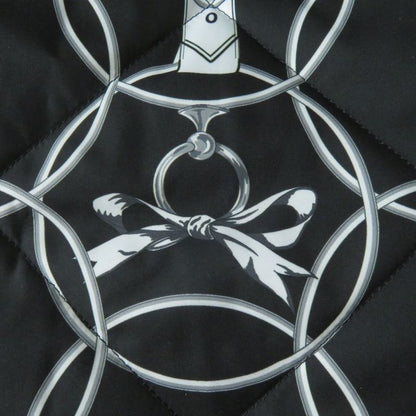 22 Hermes 2h0160d4 Women's Feather Canvas Quilted Reversible