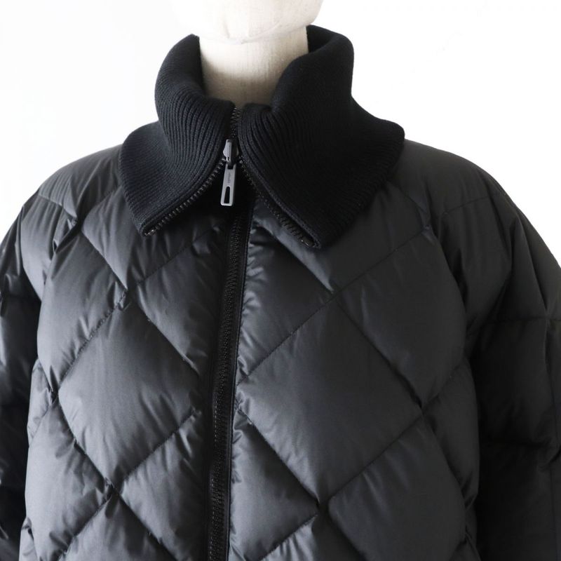 22 Hermes 2h0160d4 Women's Feather Canvas Quilted Reversible