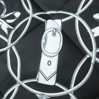 22 Hermes 2h0160d4 Women's Feather Canvas Quilted Reversible