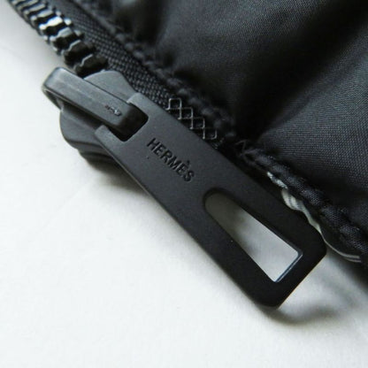 22 Hermes 2h0160d4 Women's Feather Canvas Quilted Reversible