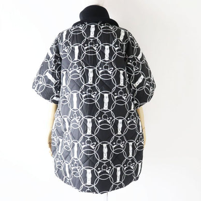 22 Hermes 2h0160d4 Women's Feather Canvas Quilted Reversible