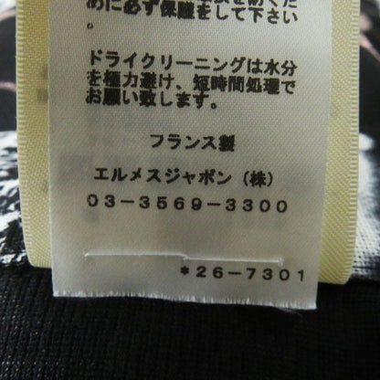 Hermes 22SS Hermes 2e0312dz Liquetis Aquarelle Long Length Wrap Skirt Black