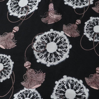 Hermes 22SS Hermes 2e0312dz Liquetis Aquarelle Long Length Wrap Skirt Black