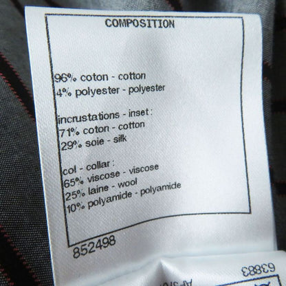 CHANEL 22AW P73405 Coco Mark Velvet Switch Sweatshirt With