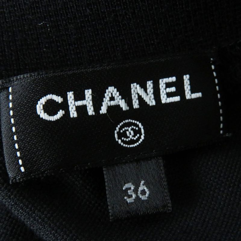 CHANEL 22AW P73405 Coco Mark Velvet Switch Sweatshirt With
