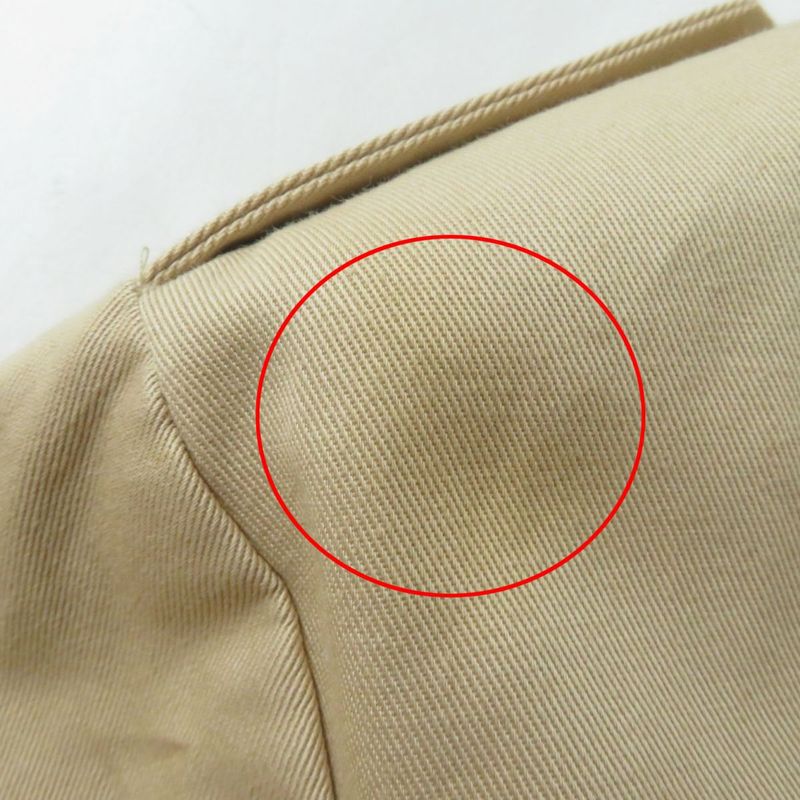 Hermes LV Louis Vuitton Fi0x24tix Monogram Pattern Trench Coat With Wool