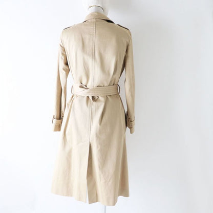 Hermes LV Louis Vuitton Fi0x24tix Monogram Pattern Trench Coat With Wool