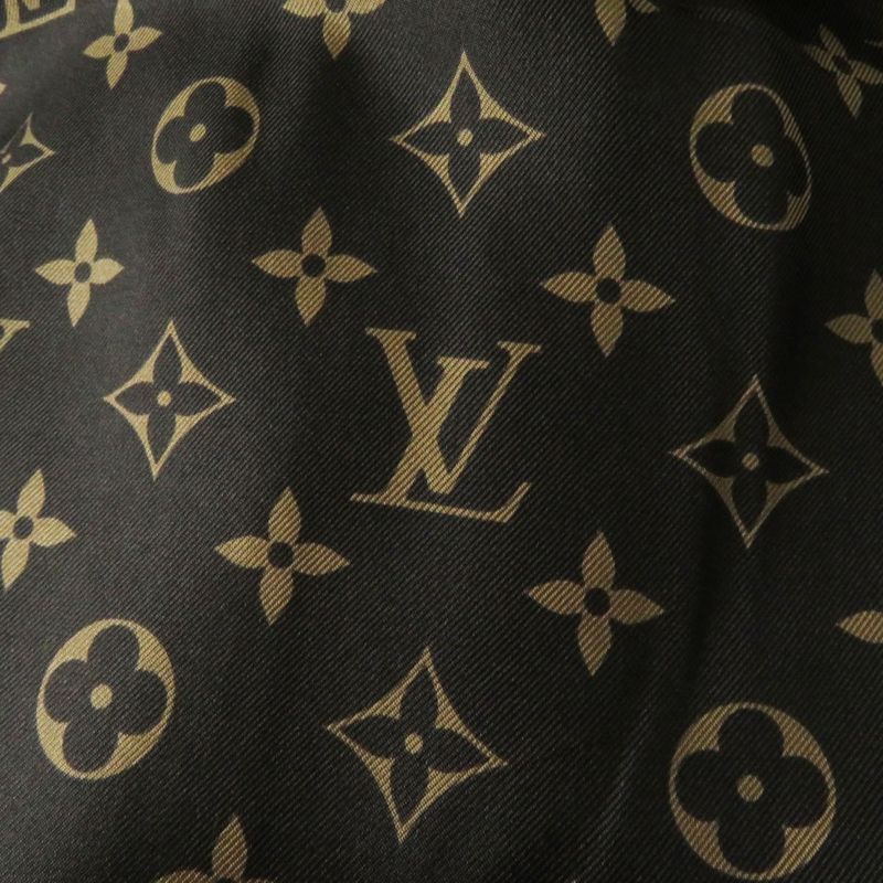 Hermes LV Louis Vuitton Fi0x24tix Monogram Pattern Trench Coat With Wool