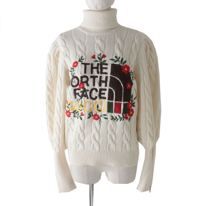 21AW Gucci×the North FACE Gucci×north Face 671689 Floral Embroidery