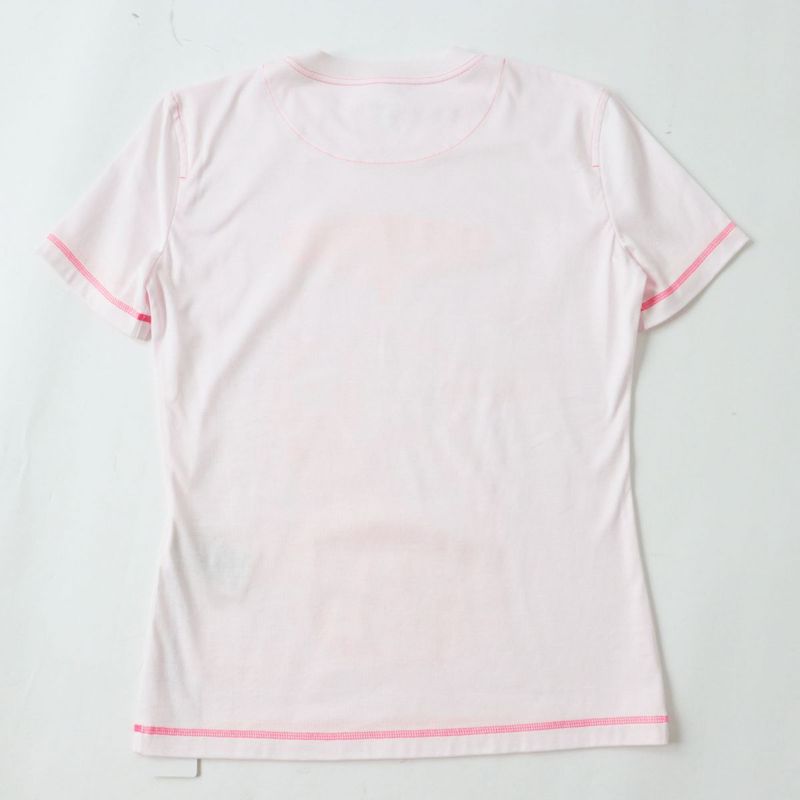 22 Hermes Women's Jungle Love Short Sleeve Cut/t-shirt Light Pink And