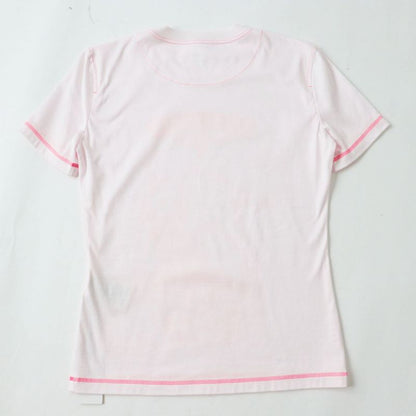 22 Hermes Women's Jungle Love Short Sleeve Cut/t-shirt Light Pink And