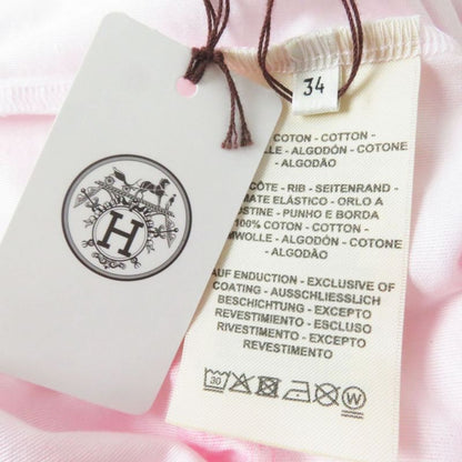 22 Hermes Women's Jungle Love Short Sleeve Cut/t-shirt Light Pink And