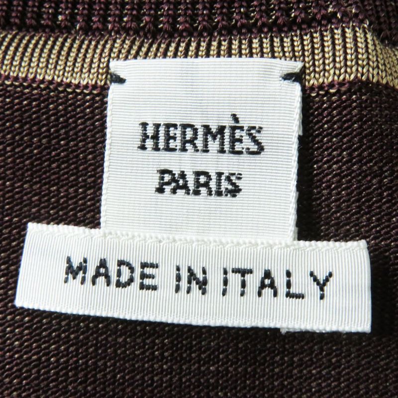 Unused Hermes 22AW Women's 2h2835d5 Le Tresorde Medor Rayure Twilen