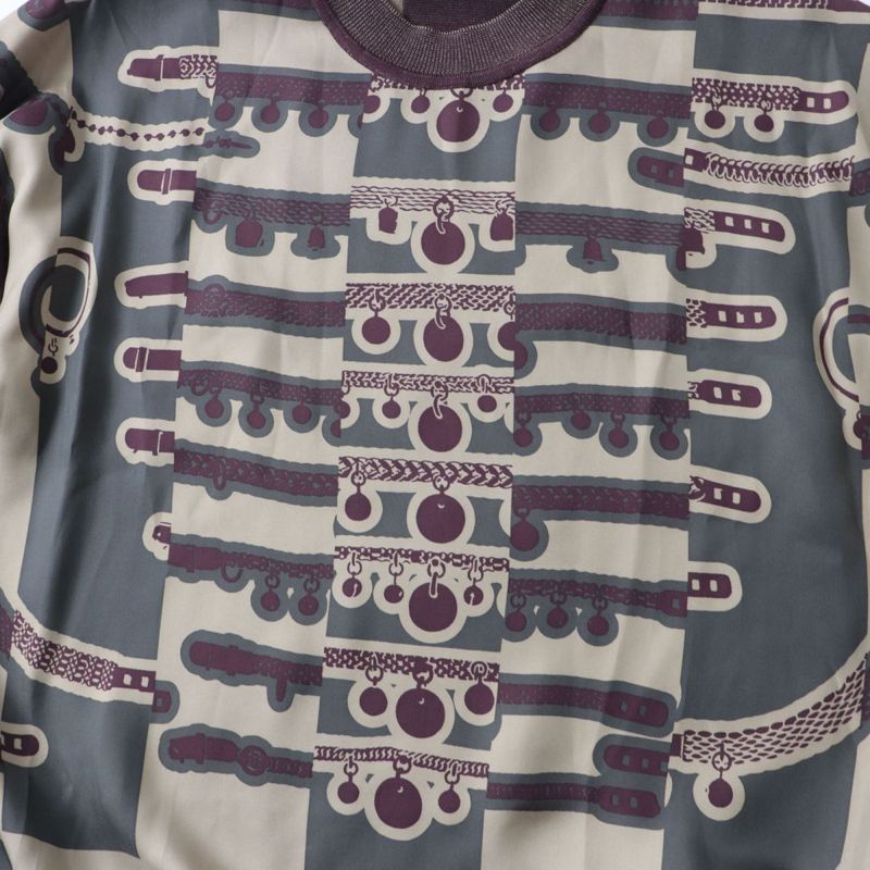 Unused Hermes 22AW Women's 2h2835d5 Le Tresorde Medor Rayure Twilen