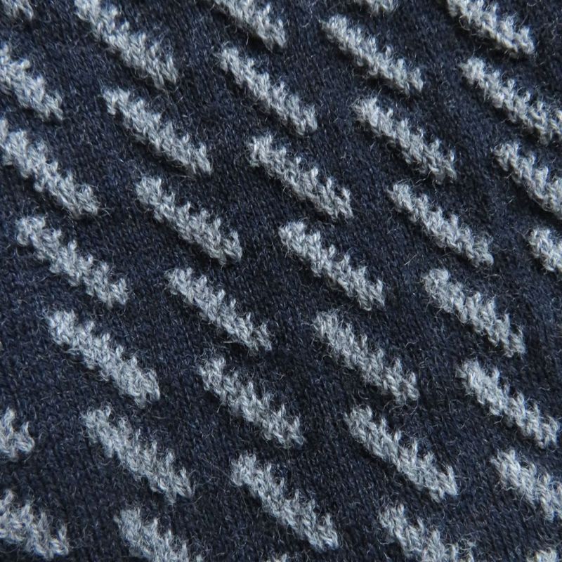 Hermes Serie Button Lamb Leather Use Short Sleeve Knit