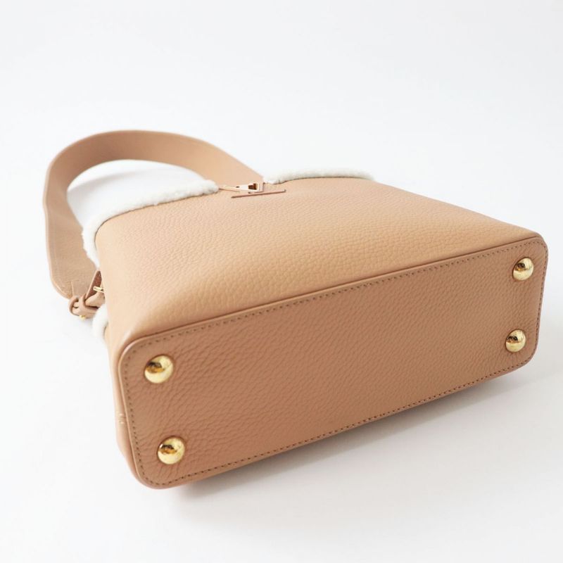 Louis Vuitton M59267 Capucines BB Taurillon Leather / Sheer Ring 2WAY