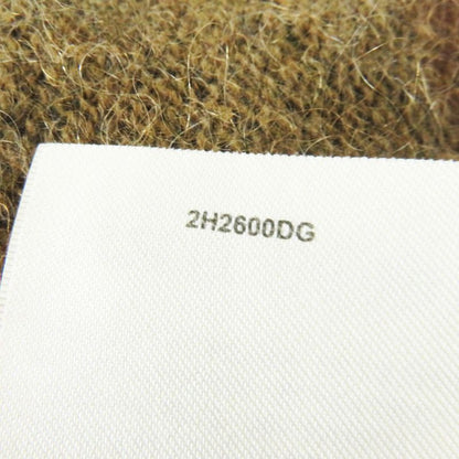 Hermes 22AW Mohair-cashmere Blend Long-sleeved Knit Pullover/sweater Brown And