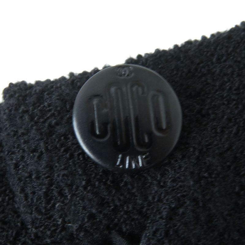 Hermes French CHANEL 08C P32374 Ladies Single Color Tweed Trapeze Skirt/mini