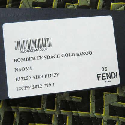 Unused Fendi X Versace Fendace 22SS Fj7259 100% Silk Bomber Jacket