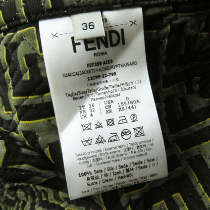 Unused Fendi X Versace Fendace 22SS Fj7259 100% Silk Bomber Jacket