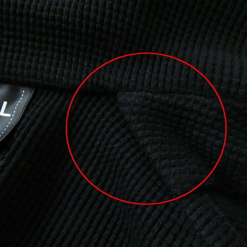 CHANEL 21C P70001 Women's Waffle Double Jacket With Rhinestone Coco