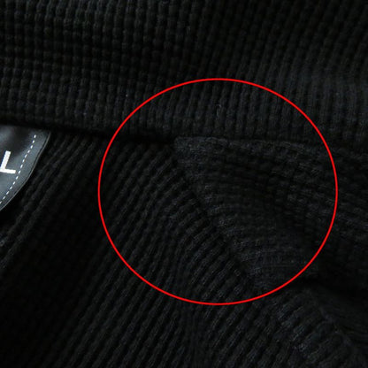 CHANEL 21C P70001 Women's Waffle Double Jacket With Rhinestone Coco