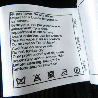 CHANEL 21C P70001 Women's Waffle Double Jacket With Rhinestone Coco