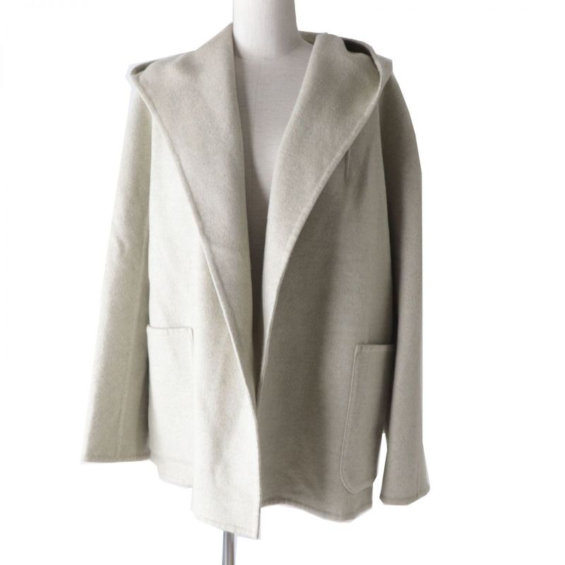 French Hermes Margiela Period Women's 100% Cashmere Double Face Reversible