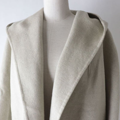 French Hermes Margiela Period Women's 100% Cashmere Double Face Reversible