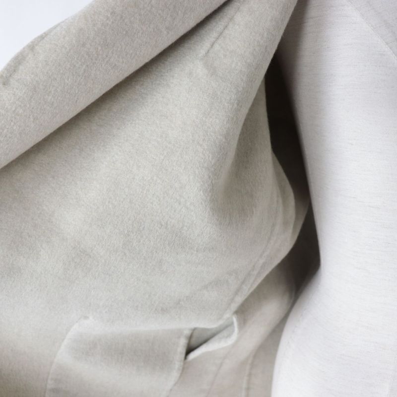 French Hermes Margiela Period Women's 100% Cashmere Double Face Reversible