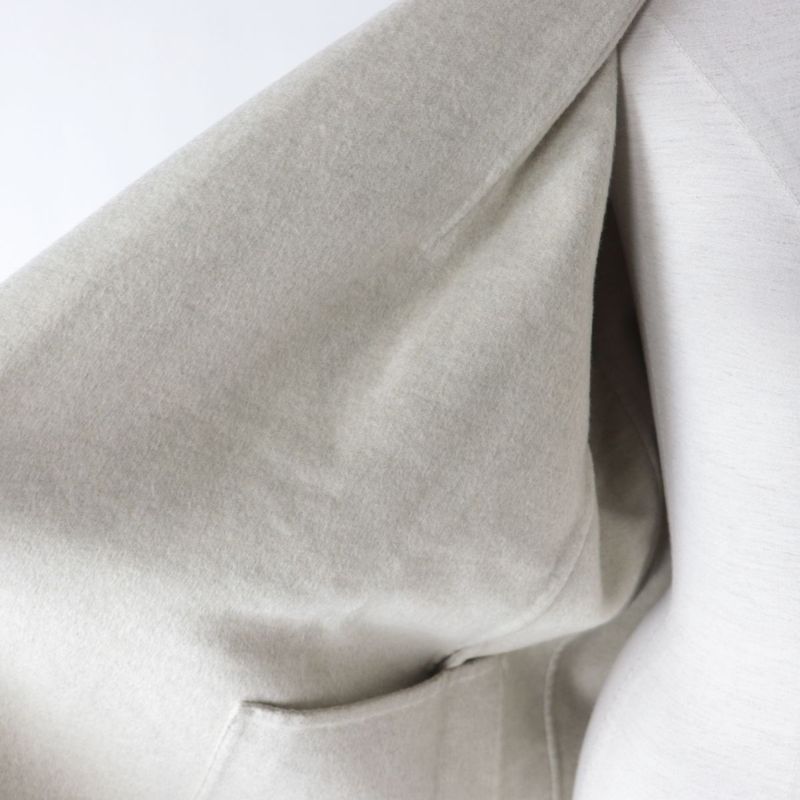 French Hermes Margiela Period Women's 100% Cashmere Double Face Reversible