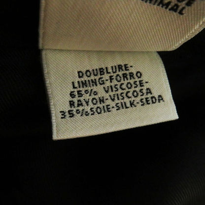 Hermes Women's Wool Knee-length A-line/trapezoid Skirt Black None Size