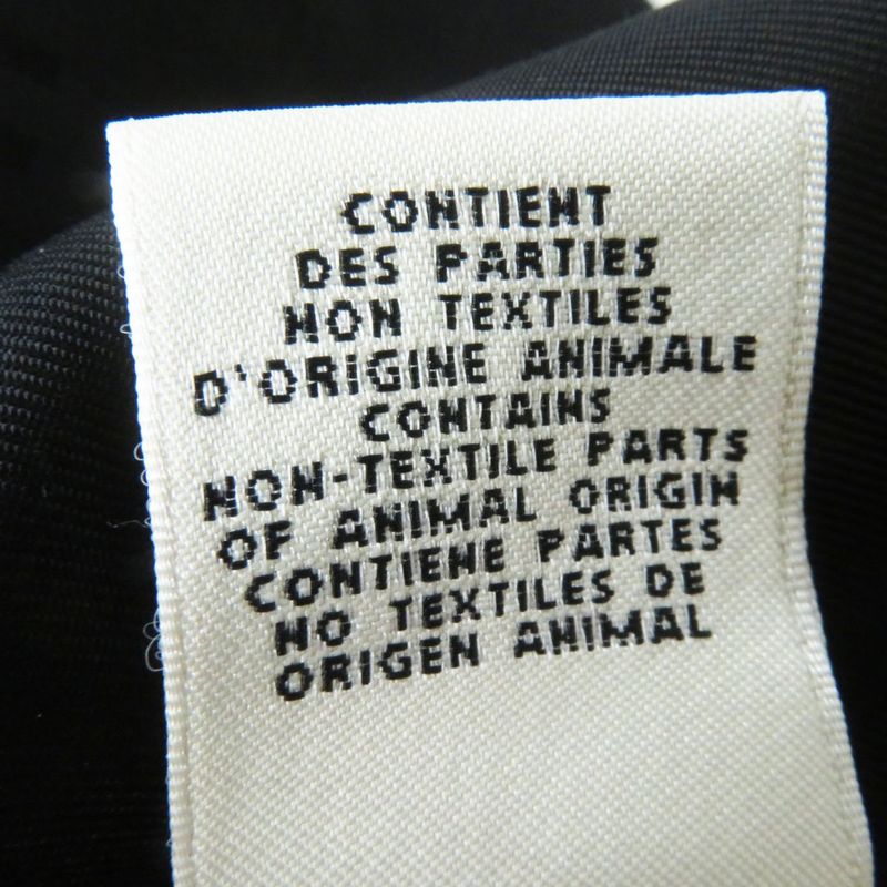 Hermes Women's Wool Knee-length A-line/trapezoid Skirt Black None Size