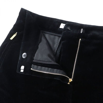 Hermes Christian DIOR 7a21408a1312 Women's Velvet Half Pants