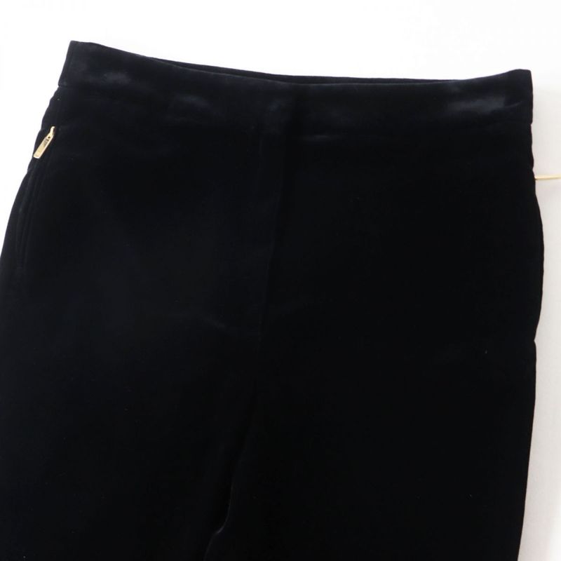 Hermes Christian DIOR 7a21408a1312 Women's Velvet Half Pants