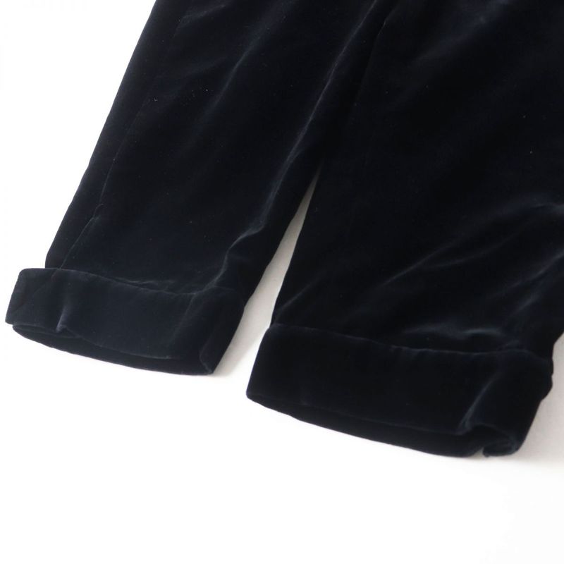 Hermes Christian DIOR 7a21408a1312 Women's Velvet Half Pants