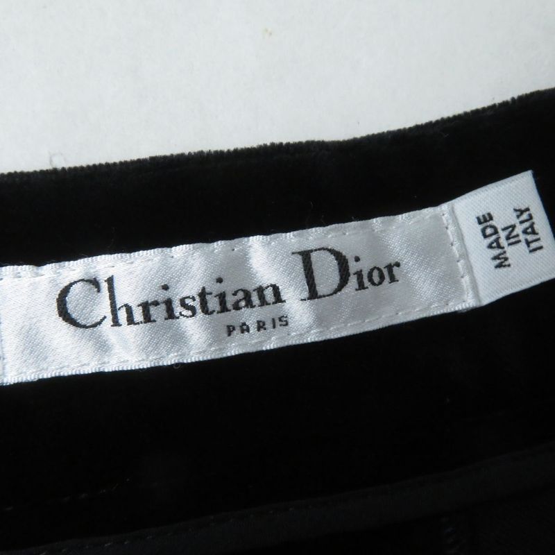 Hermes Christian DIOR 7a21408a1312 Women's Velvet Half Pants