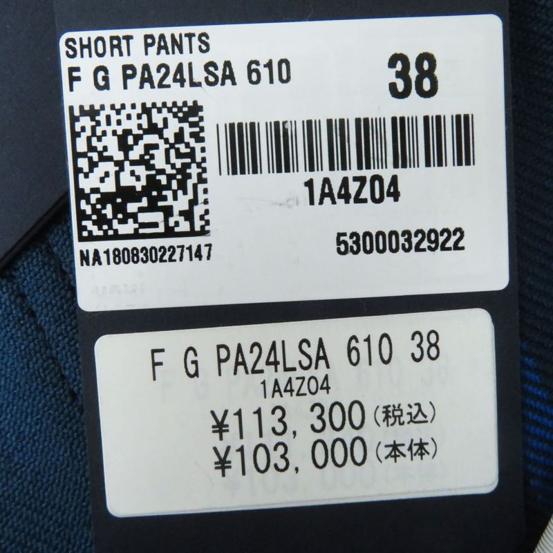 Hermes 19SS Louis Vuitton 1a4z04 Women's Shorts Blue Stripe