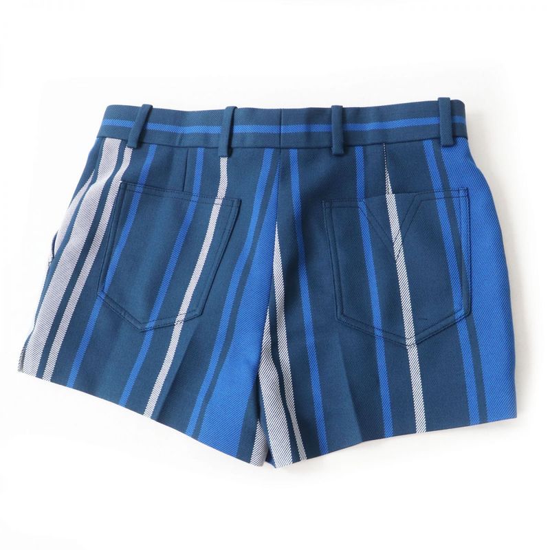Hermes 19SS Louis Vuitton 1a4z04 Women's Shorts Blue Stripe