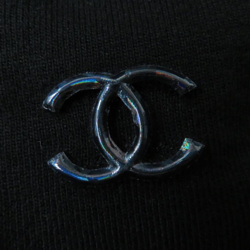 Hermes Runway Worn CHANEL 21AW P71491 Women's Coco Mark Rhinestone Jumpsuit