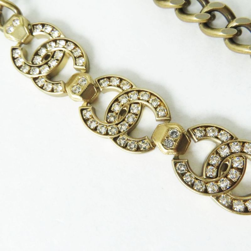 Hermes Runway Worn CHANEL 21AW P71491 Women's Coco Mark Rhinestone Jumpsuit