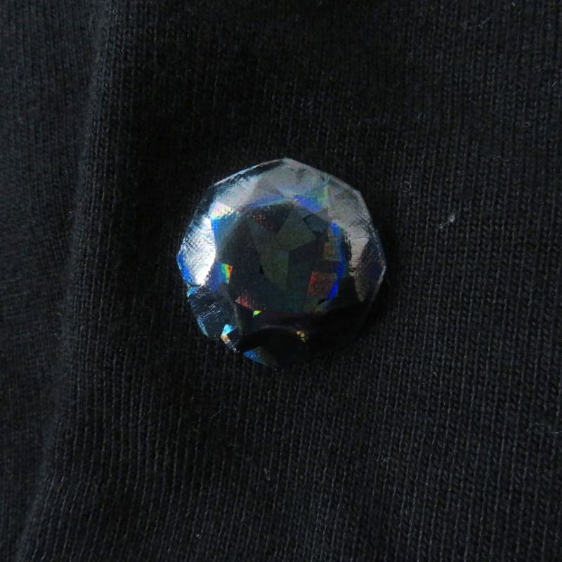 Hermes Runway Worn CHANEL 21AW P71491 Women's Coco Mark Rhinestone Jumpsuit