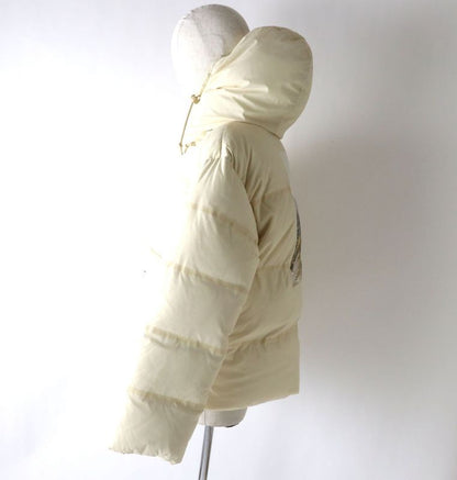 Beautiful Gucci X The North Face Gucci 663735 Padded Jacket With Hood Ivory XXS
