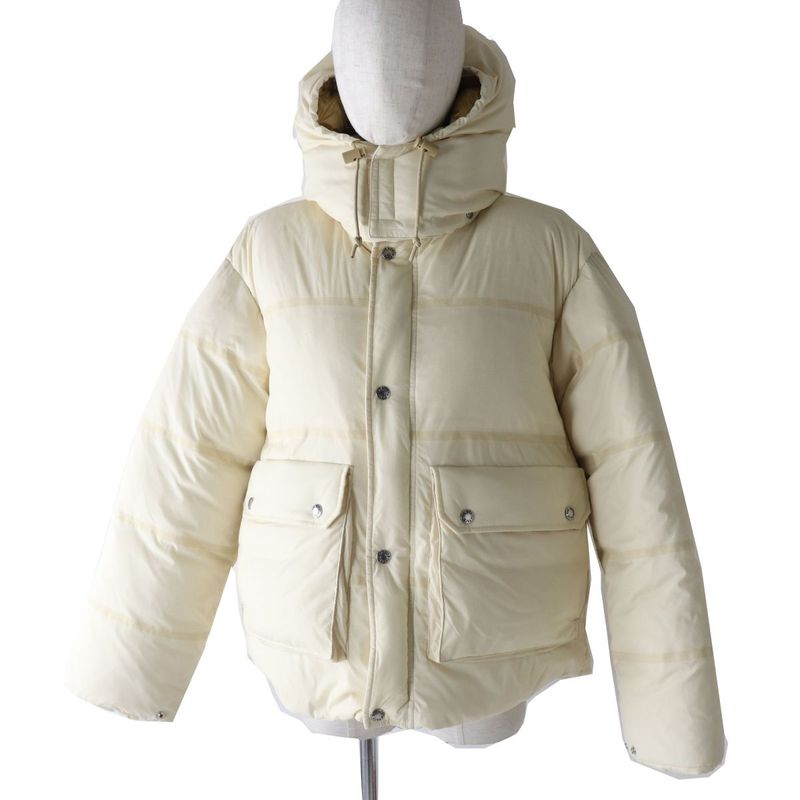 Beautiful Gucci X The North Face Gucci 663735 Padded Jacket With Hood Ivory XXS
