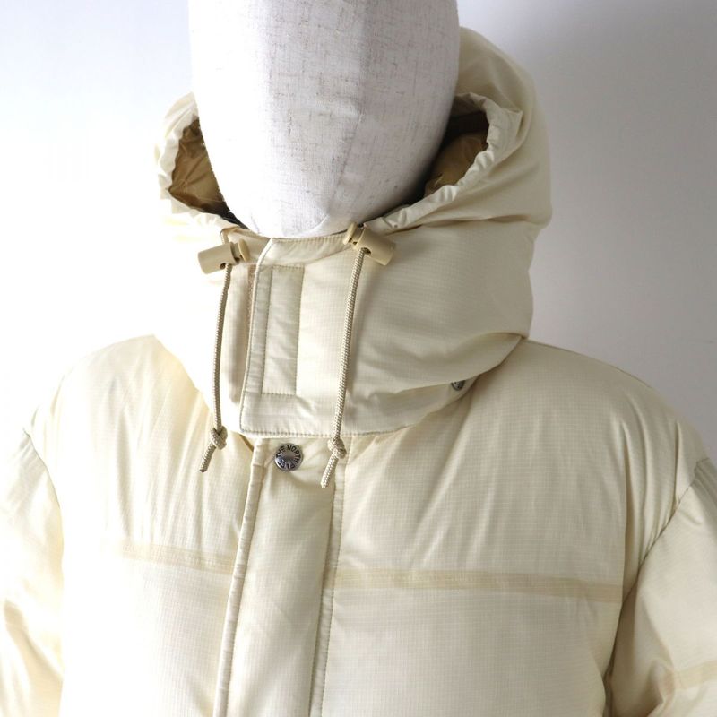 Beautiful Gucci X The North Face Gucci 663735 Padded Jacket With Hood Ivory XXS