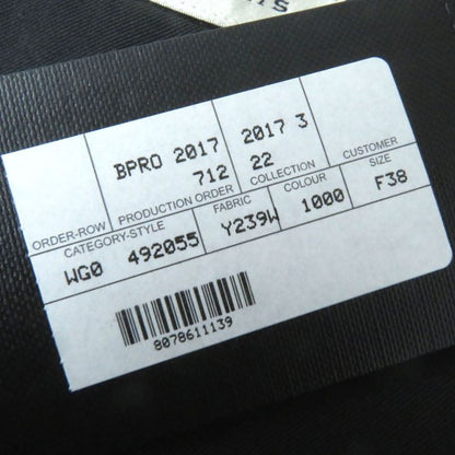 Hermes Saint Laurent Paris 492055 Rhinestone Embellishment Cut Off Asymmetri