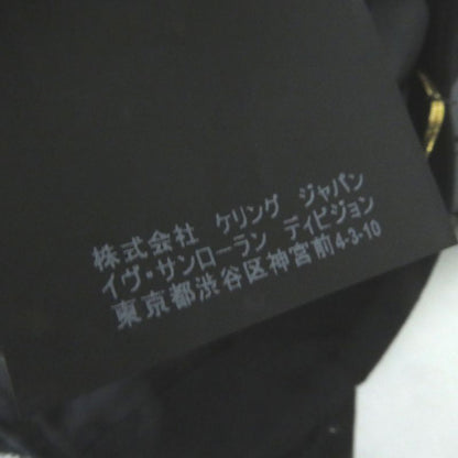 Hermes Saint Laurent Paris 492055 Rhinestone Embellishment Cut Off Asymmetri