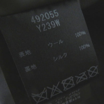 Hermes Saint Laurent Paris 492055 Rhinestone Embellishment Cut Off Asymmetri