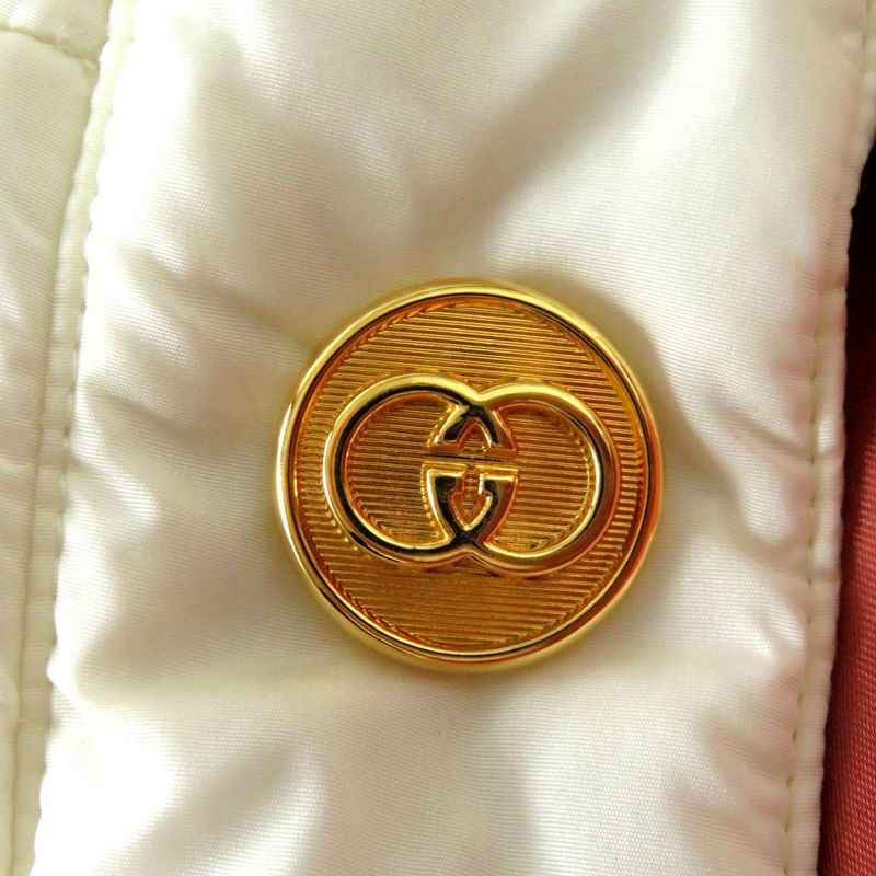 Hermes 20AW Gucci 609338 Women's 2WAY Sleeve Faux Fur Cotton