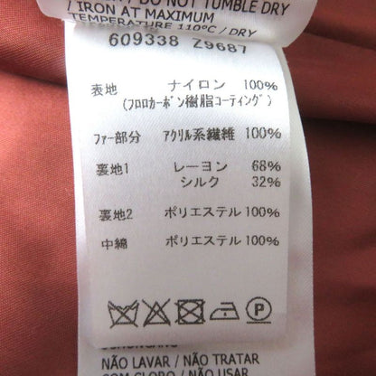 Hermes 20AW Gucci 609338 Women's 2WAY Sleeve Faux Fur Cotton